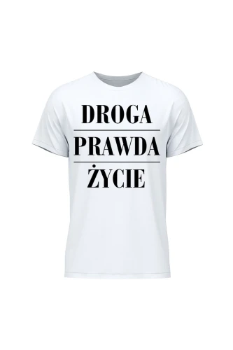 Koszulka męska Droga prawda życie