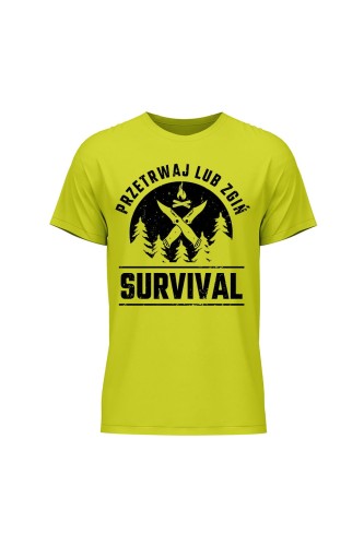 Koszulka męska Survival Przetrwaj lub zgiń