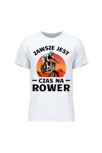 Koszulka męska Zawsze jest czas na rower Downhill MTB