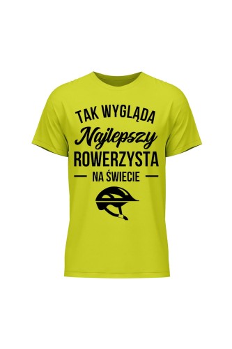 Koszulka męska Tak wygląda najlepszy rowerzysta