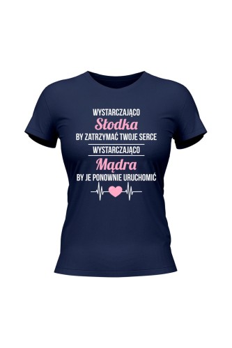 Koszulka damska Wystarczająco słodka pielęgniarka