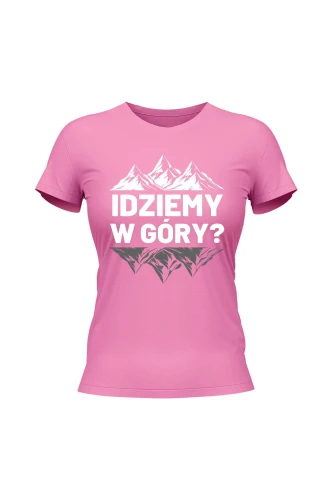 Koszulka damska Idziemy w góry