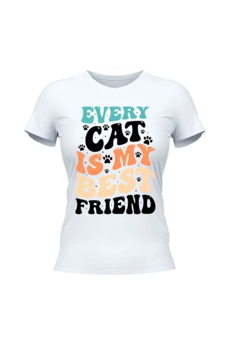 Koszulka damska Every Cat is My Best Friend