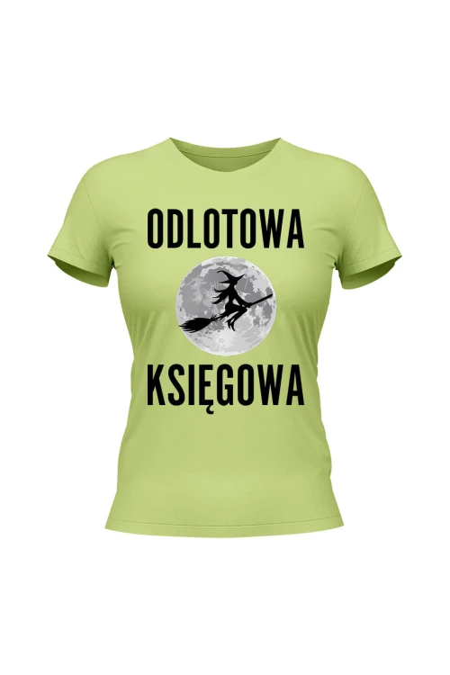 Koszulka damska Odlotowa księgowa - limonka