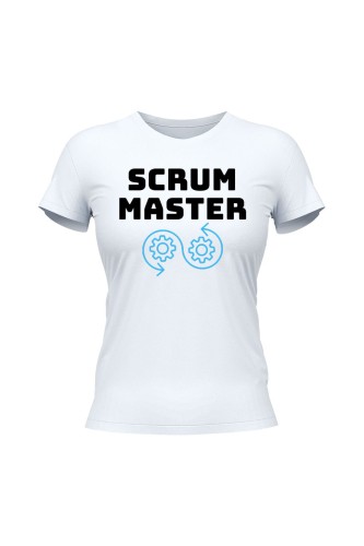 Koszulka damska Scrum master - biała