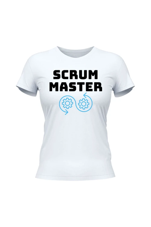 Koszulka damska Scrum master - biała