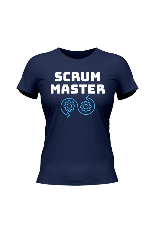 Koszulka damska Scrum master - granatowa