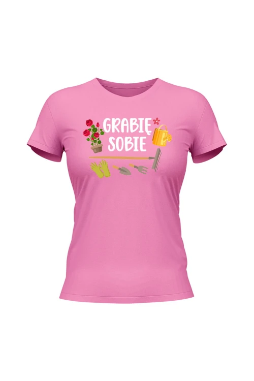 Koszulka damska Grabie sobie - różowa