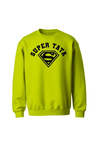 Bluza męska bez kaptura Super Tata Super Man