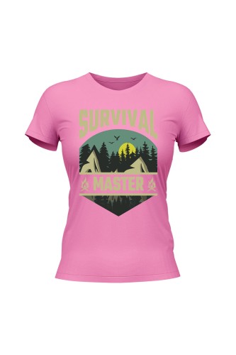 Koszulka damska Survival Master - różowa