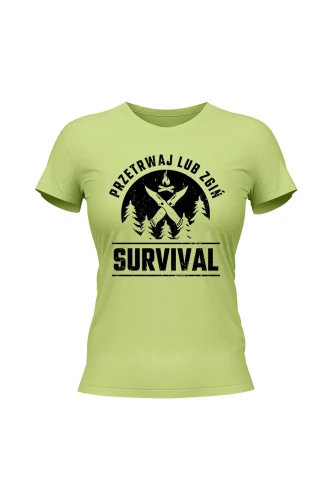 Koszulka damska Survival Przetrwaj lub zgiń