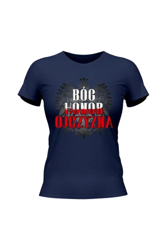 Koszulka damska Bóg Honor Ojczyzna