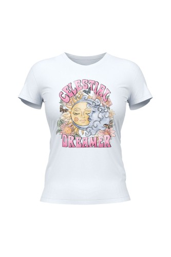 Koszulka damska Celestial Dreamer - biała