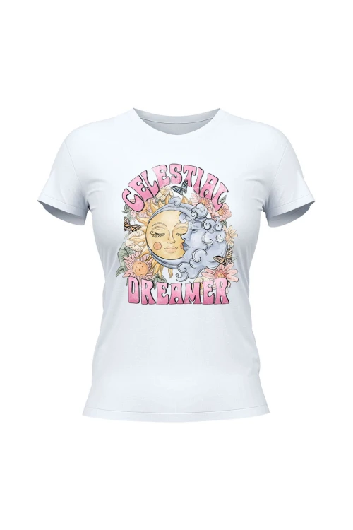 Koszulka damska Celestial Dreamer - biała