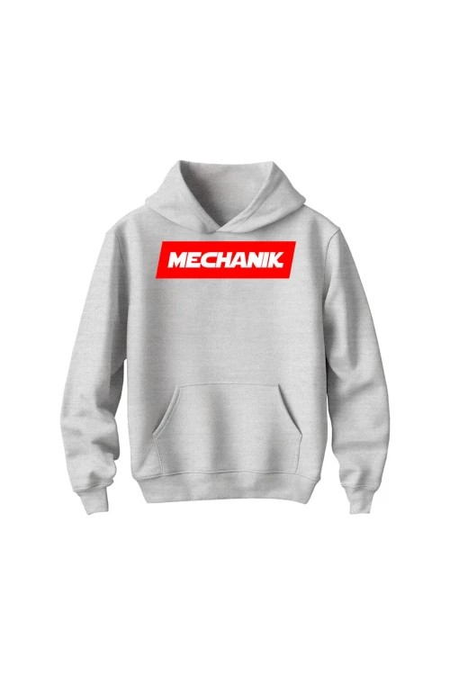 Bluza dziecięca z kapturem MECHANIK - szara