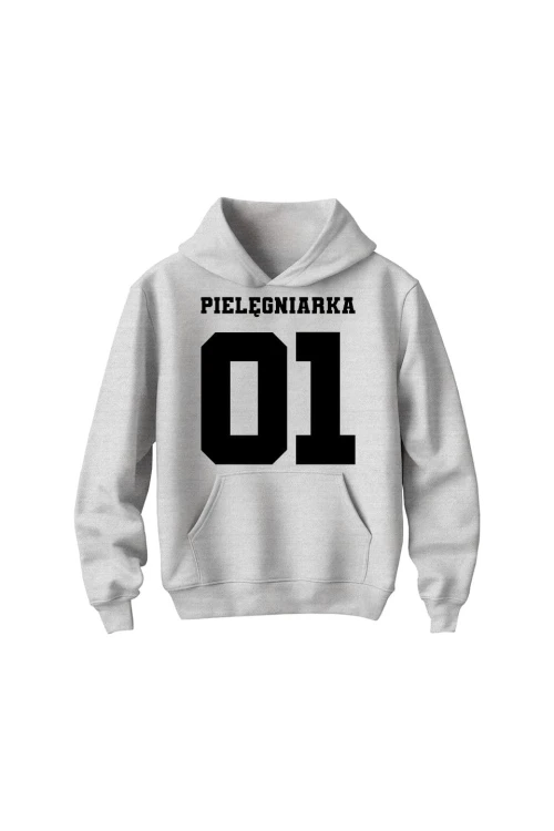 Bluza dziecięca z kapturem Pielęgniarka 01 - szara