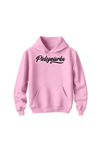 Bluza dziecięca z kapturem Pielęgniarka - różowa