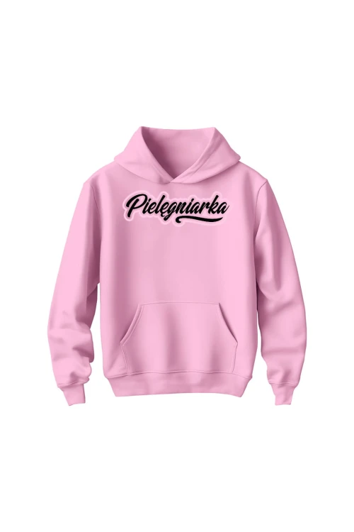 Bluza dziecięca z kapturem Pielęgniarka - różowa