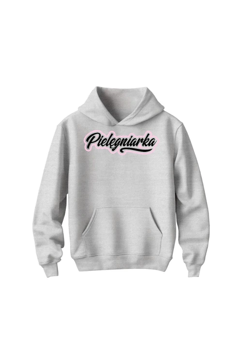 Bluza dziecięca z kapturem Pielęgniarka - szara