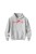 Bluza dziecięca z kapturem Motocross heartbeat - szara