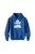 Bluza dziecięca z kapturem One Love Motocykle - niebieska