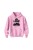 Bluza dziecięca z kapturem One Love Motocykle - różowa