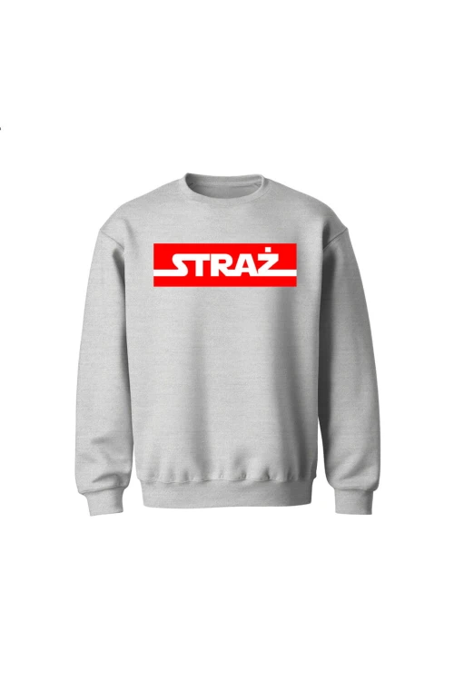 Bluza dziecięca bez kaptura STRAŻ - szara
