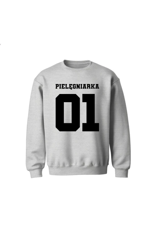 Bluza dziecięca bez kaptura Pielęgniarka 01 - szara