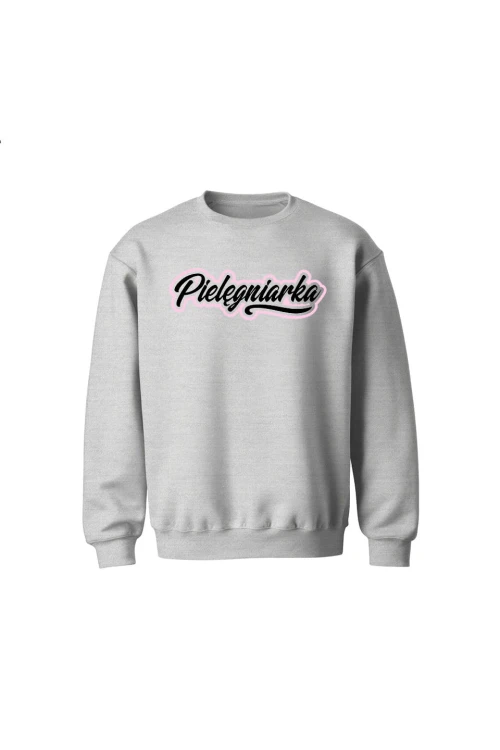 Bluza dziecięca bez kaptura Pielęgniarka - szara