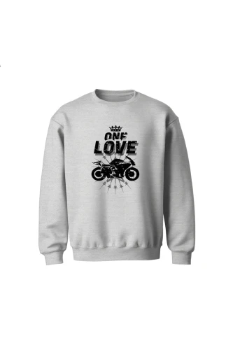 Bluza dziecięca bez kaptura One Love Motocykle