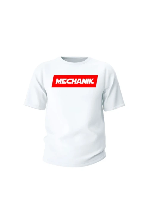 Koszulka dziecięca MECHANIK - biała