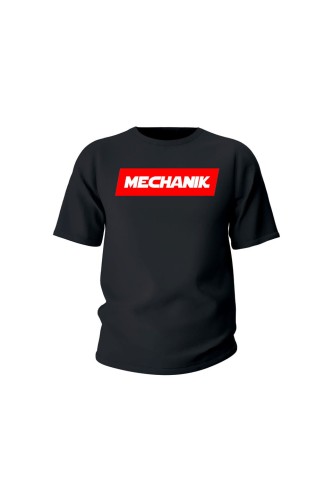 Koszulka dziecięca MECHANIK - czarna
