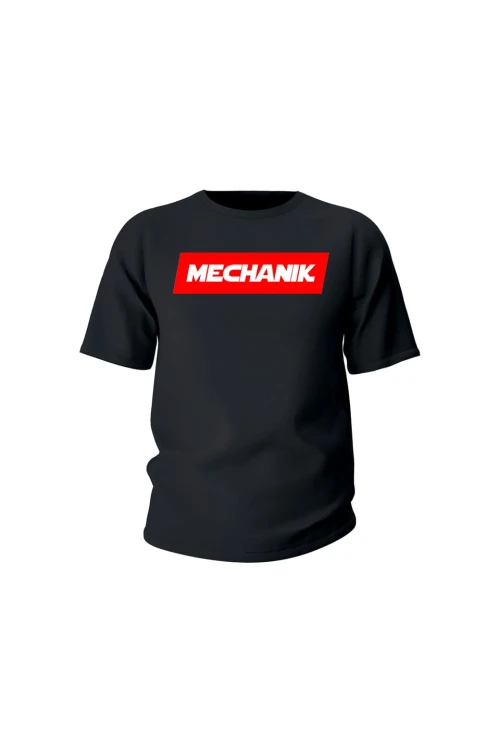 Koszulka dziecięca MECHANIK - czarna