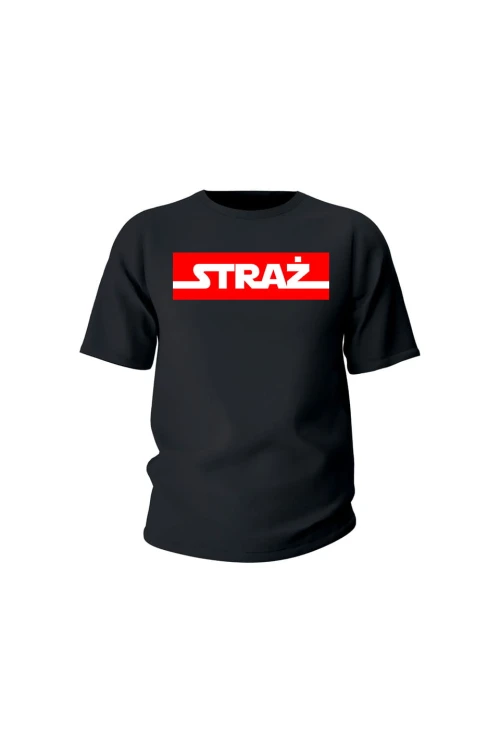 Koszulka dziecięca STRAŻ - czarna