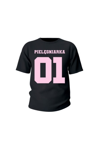 Koszulka dziecięca Pielęgniarka 01 - czarna