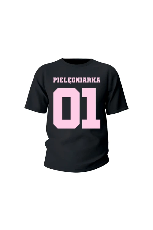 Koszulka dziecięca Pielęgniarka 01 - czarna