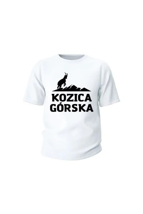 Koszulka dziecięca Kozica górska - biała