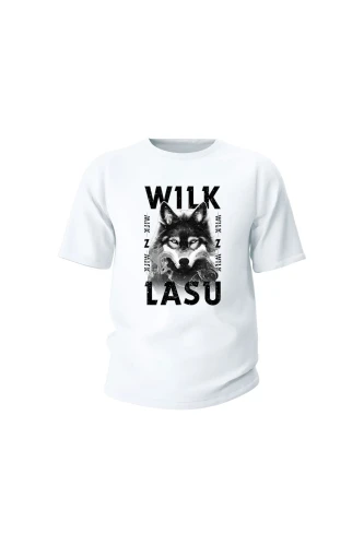 Koszulka dziecięca Wilk z lasu