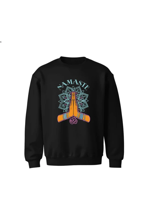 Bluza dziecięca bez kaptura Namaste - czarna