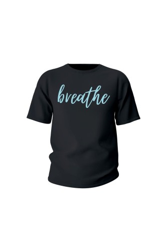 Koszulka dziecięca Breathe - czarna