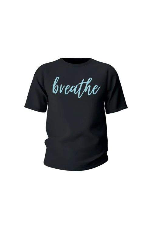 Koszulka dziecięca Breathe - czarna