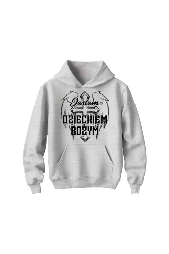 Bluza dziecięca z kapturem Jestem Dzieckiem Bożym
