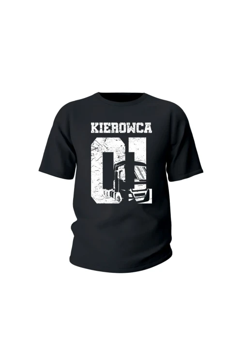 Koszulka dziecięca Kierowca 01 - czarna