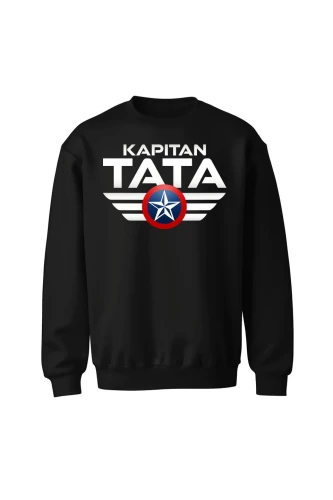 Bluza męska bez kaptura Kapitan Tata