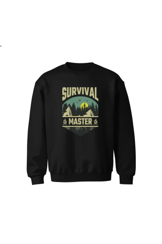 Bluza dziecięca bez kaptura Survival Master