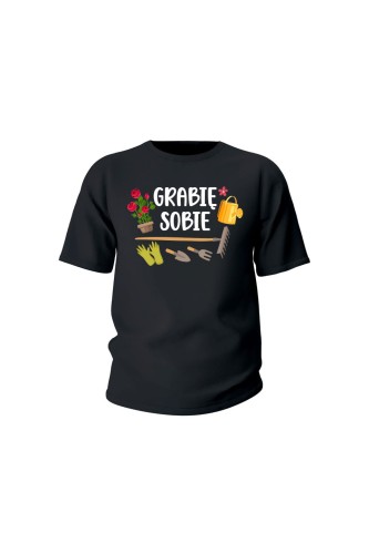 Koszulka dziecięca Grabie sobie - czarna