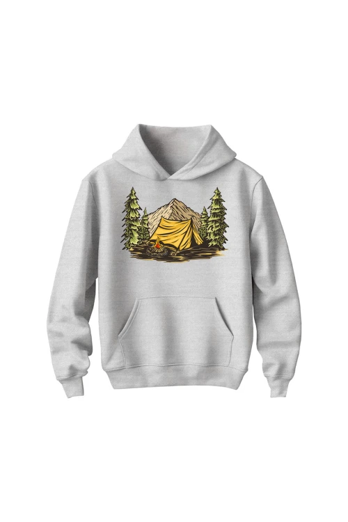 Bluza dziecięca z kapturem Into the wild - szara