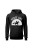 Bluza damska z kapturem Horse Girl - czarna