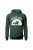 Bluza damska z kapturem Horse Girl - zielona