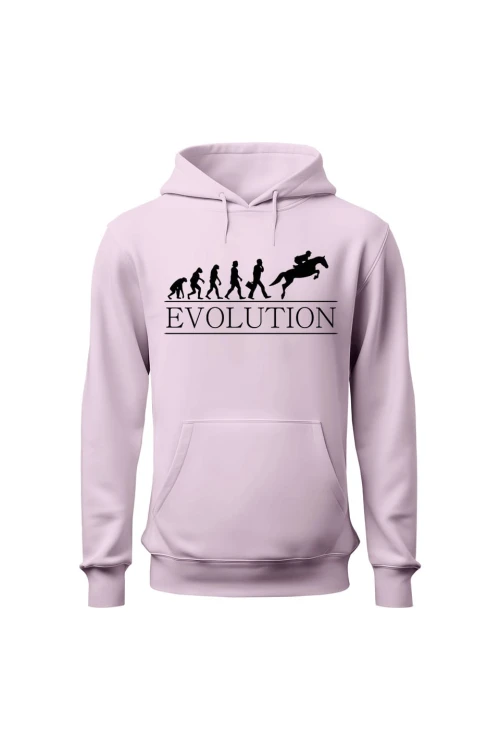 Bluza damska z kapturem Evolution - różowa